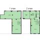 1 комнатная квартира 225,8 м², ЖК ROLE CLEF - планировка