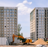 Ход строительства дома 2 в ЖК Академик -