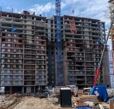 Ход строительства дома 1.3 в ЖК Наследие -