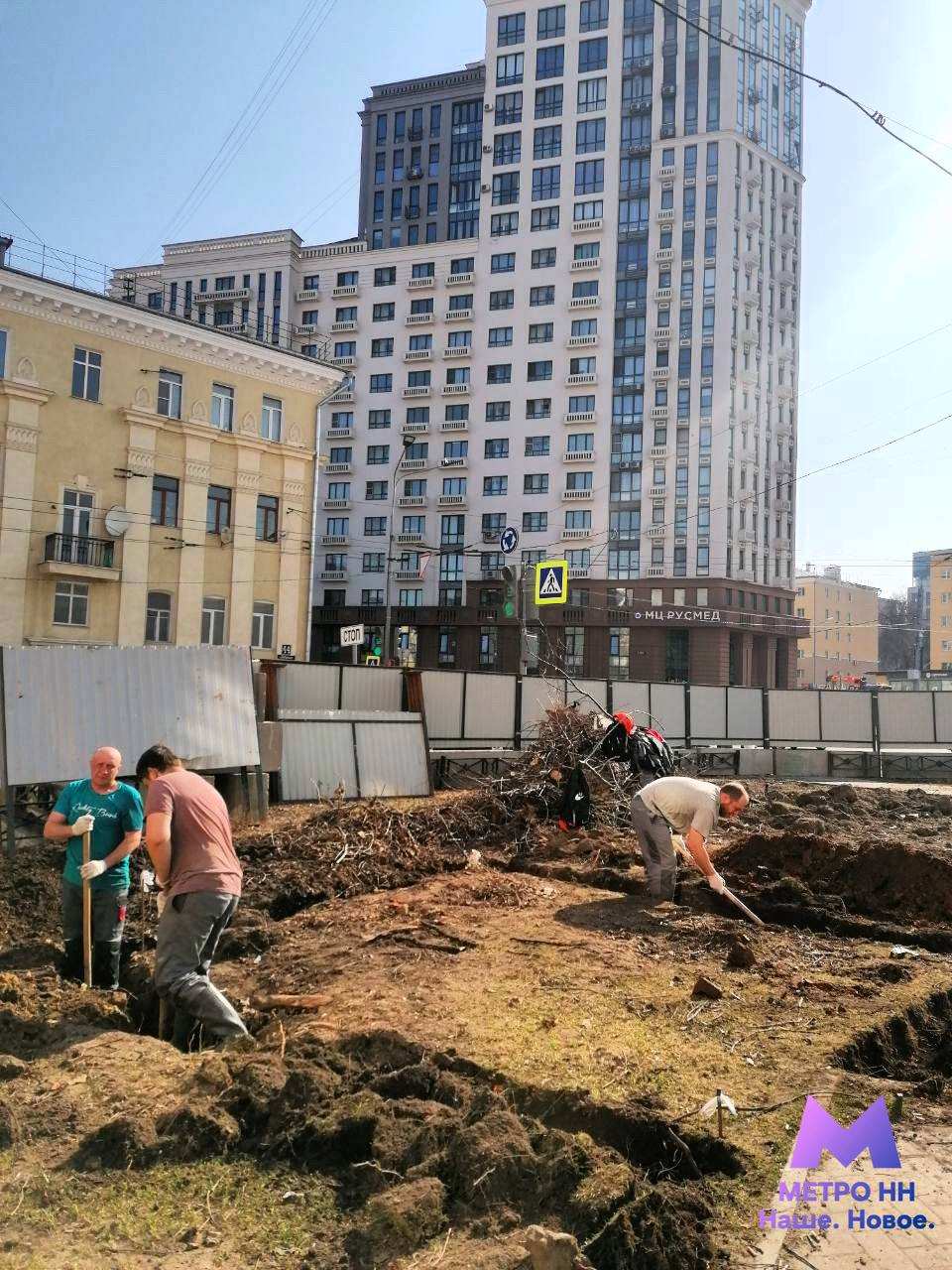 Строительство электроподстанции началось для метро на площади Свободы в Нижнем Новгороде  - фото 1