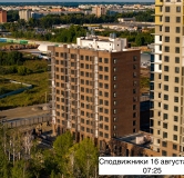 Ход строительства дома к 18 в ЖК Сподвижники -