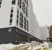 Ход строительства дома 4 в ЖК Лугометрия -