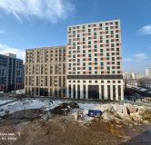 Ход строительства дома 5, секция 3.6, 3.7, 3.8 в ЖК Красное Яблоко -