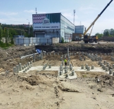 Ход строительства дома 1, 1 этап в ЖК Чаадаев -