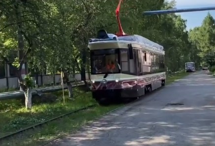 Ретро-трамвай проходит «обкатку» в Нижнем Новгороде - фото 1