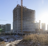 Ход строительства дома 1 в ЖК Атлас Юник -