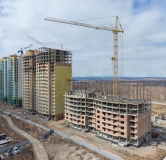 Ход строительства дома 3 в ЖК Аллея Парк -