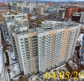 Ход строительства дома 11 в Микрорайон Нанжуль-Солнечный -
