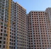 Ход строительства дома № 21 в ЖК Парус -