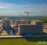 Ход строительства дома № 2 (1714) в ЖК Сибирский (На Московском тракте) -