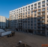 Ход строительства дома корпус 2.1, 2.2 в ЖК Лермонтовский 54 -