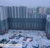 Ход строительства дома 9, корпус 17.1 в ЖК Цивилизация -