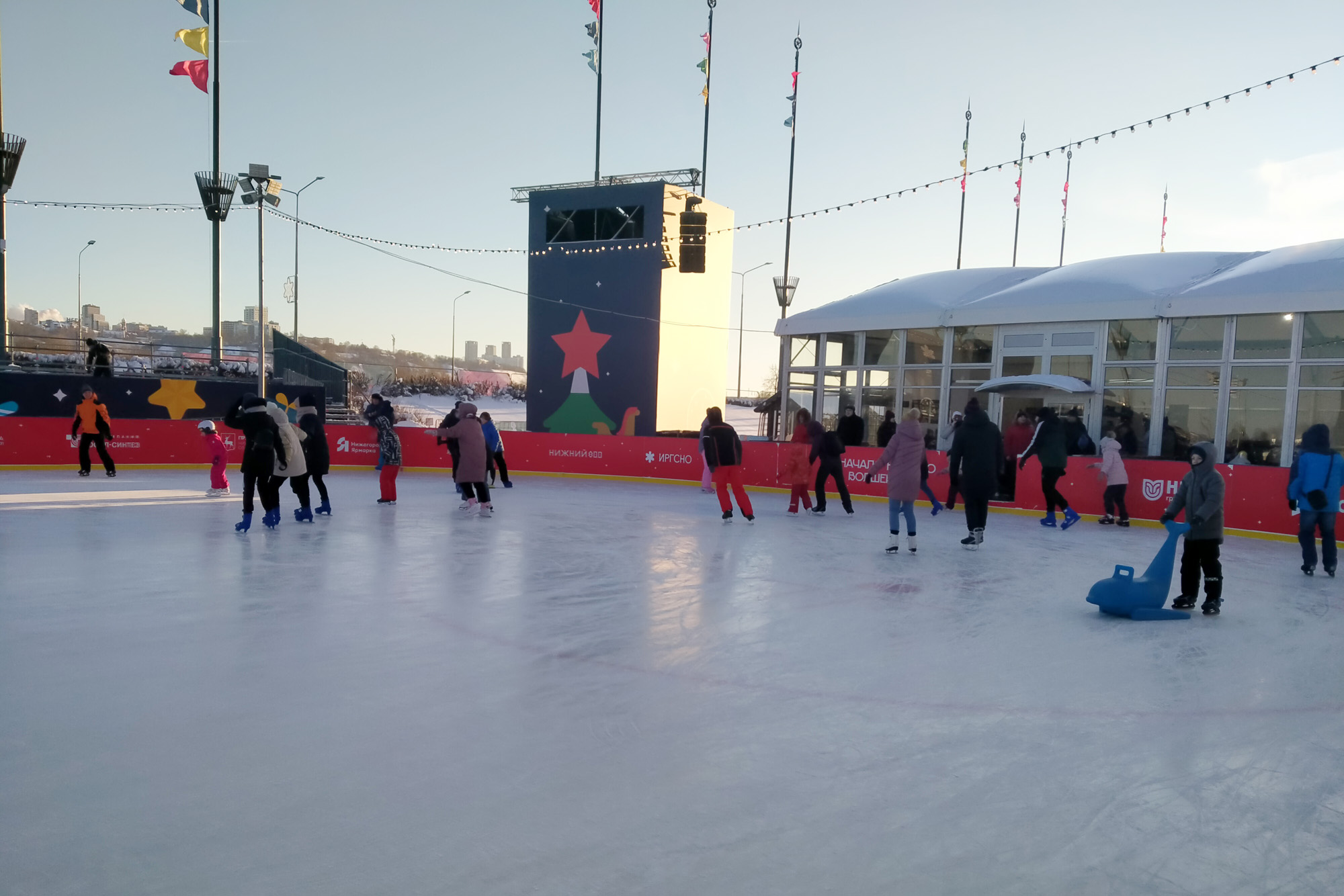 Профессиональные тренеры научат нижегородцев кататься на коньках