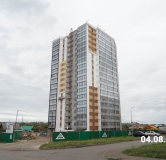Ход строительства дома 45 в ЖК Высота 45 -