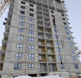 Ход строительства дома № 1 в ЖД Уникум на Ленинском -