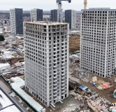 Ход строительства дома № 117, корпус 13 (4Б) в ЖК Фатера -