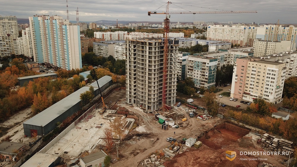 В Самаре продолжается строительство ЖК “Капитал Парк” 