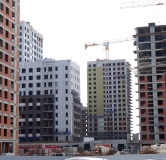 Ход строительства дома 1 в ЖК Батталовский -