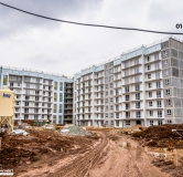 Ход строительства дома 1.9 в ЖК Родные росы -