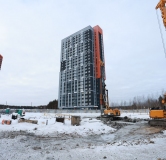 Ход строительства дома 8 в ЖК Зеленый Остров -