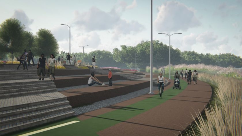 Рядом с «первой милей» линейного экопарка в Ростове строят ЖК «Военвед-Парк».