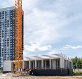 Ход строительства дома 8 в ЖК Зеленый Остров -