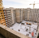 Ход строительства дома 1 этап, Корпус В в ЖК Квартал Заречье -