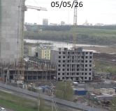 Ход строительства дома 77.1 в ЖК Академ Риверсайд (ACADEM Riverside) -