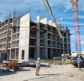 Ход строительства дома 15, корпус 1 в ЖК На Высоком берегу -