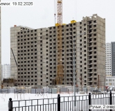 Ход строительства дома 144.2 в ЖК Ручьи -