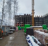 Ход строительства дома 4 в ЖК Бирюзова Парк -