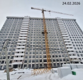 Ход строительства дома 5, 2 этап в ЖК Бульвар Оптимистов -