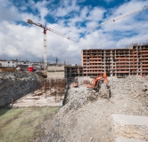 Ход строительства дома Литер 1, блок 1-4 (3) в ЖК Облака (Новороссийск) -
