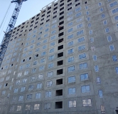Ход строительства дома 60 в ЖК Лугометрия -