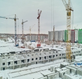 Ход строительства дома 10 в ЖК Вишневая Горка -