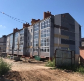 Ход строительства дома строение 4 в ЖК Куб -