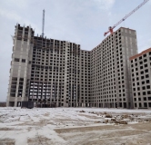 Ход строительства дома № 1491 (ГП-2) в ЖК Мятный -