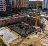 Ход строительства дома 1.1 в ЖК LEMONT -