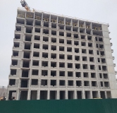 Ход строительства дома 1 в ЖК Концепт -