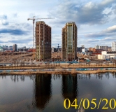 Ход строительства дома № 5.1 в ЖК Новоостровский -