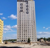 Ход строительства дома № 1441 (ГП-1) в ЖК Мятный -