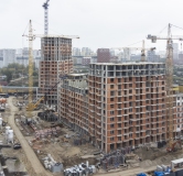 Ход строительства дома № 1306 (ГП-5.2) в ЖК Зарека -
