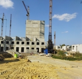 Ход строительства дома 3 в ЖК Супернова -