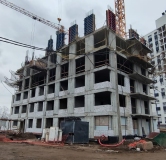 Ход строительства дома 5 в ЖК Династия -