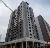 Ход строительства дома Позиция 35 в ЖК Ласточкино -