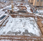 Ход строительства дома 8.1 в ЖК Остров на Норильской -