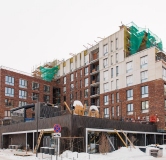 Ход строительства дома 105а в ЖК Кастура Таун -