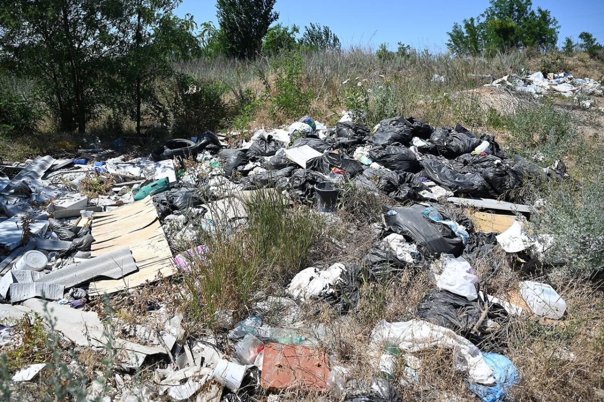 Мусорный полигон в северо-западной промзоне Ростова рекультивирован на две трети - фото 1