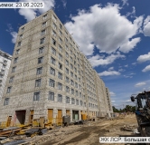 Ход строительства дома 5Б, 2 этап в ЖК ЛСР.Большая Охта -