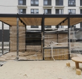 Ход строительства дома 4 в ЖК Брусника в Академическом -